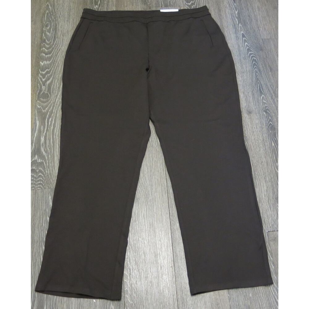 Cato NWT Pants Classic Plus Sportswear Size 22/24 Pull On Brown Business Casual
